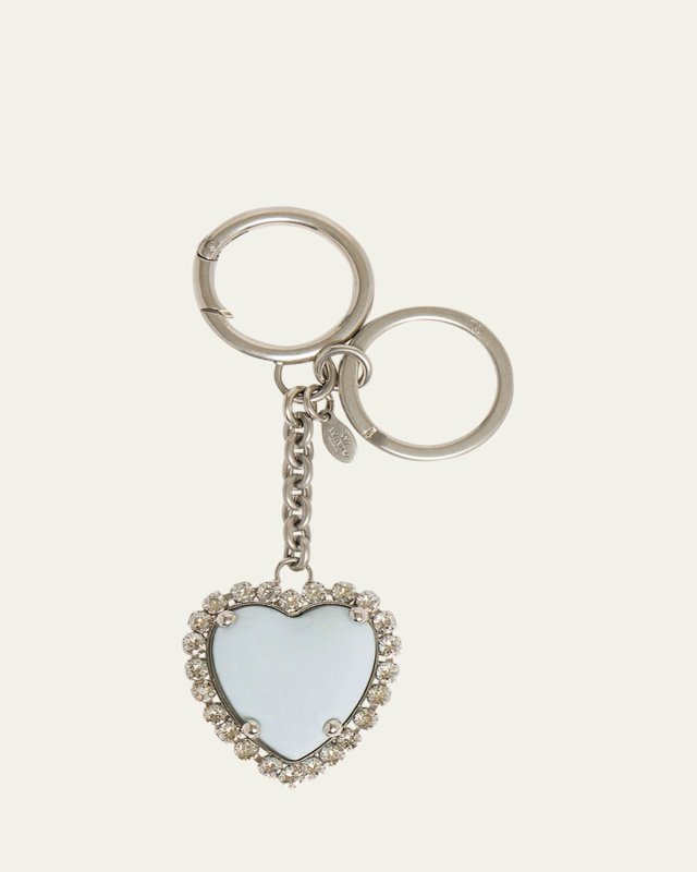 VLOGO Signatur Embellished Heart Keyring